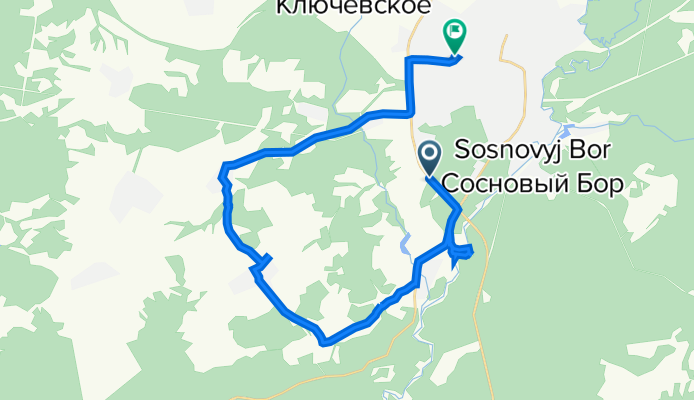 От Неизвестная дорога, Кез до Ул. Кооперативная 58, Кез