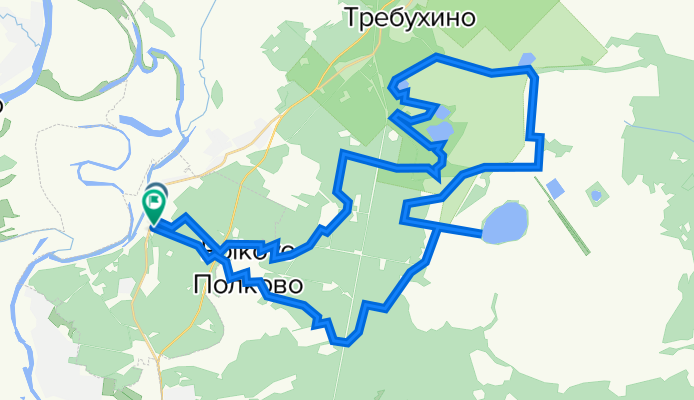 От Монастырская площадь 16, Рязань до Монастырская площадь 4, Рязань