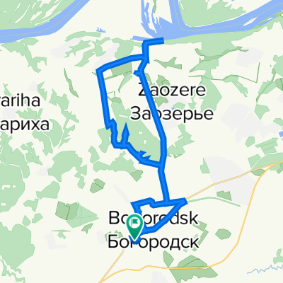 От улица Калинина 14, Богородск до улица Калинина 14, Богородск