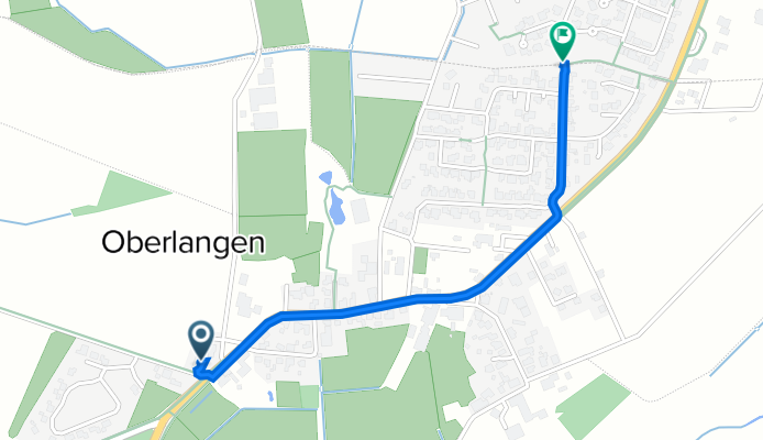 Hoher Eschweg 2A, Oberlangen nach Weißdornweg 11, Niederlangen