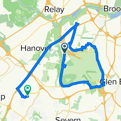 1536 Amtrak Way, Glen Burnie to 7721 Rotherham Dr, Hanover