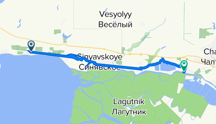 От 12-й Комсомольский переулок, Мержаново до Неизвестная дорога, Хапры