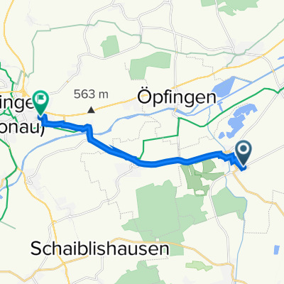 Heerstraße 18, Ehingen (Donau) nach Barbenweg 11, Ehingen (Donau)