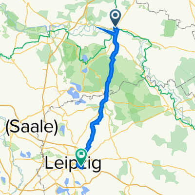 Berliner Straße 9, Lutherstadt Wittenberg nach Dudweiler Straße 24, Leipzig