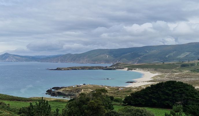 Photo 2 of the Bikemap route "24.Faros del Norte: Valdoviño - faro de punta Frouxeira - faro de cabo Prior - Ferrol"