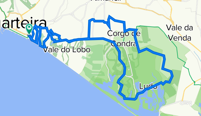 Rua do Forte Novo 2, Quarteira a Avenida Dr Francisco Sá Carneiro 1, Quarteira