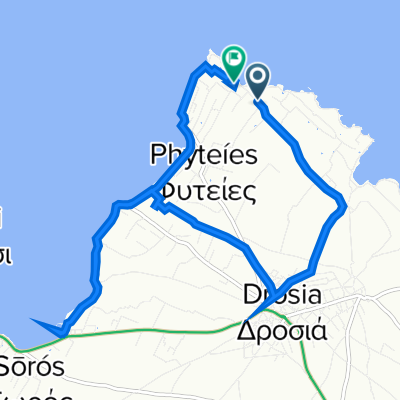 Ανθηδώνος, Ανθηδώνος to Ανθηδώνος, Ανθηδώνος