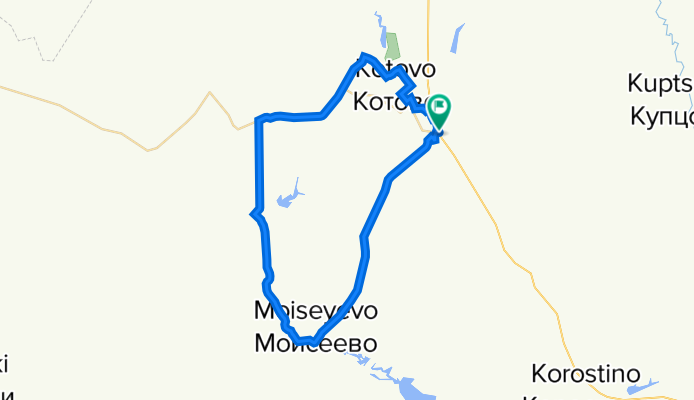 Котово - Ефовка - Моисеево