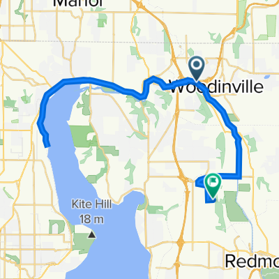 Sammamish River Trail, Woodinville to 13436 NE 111th Ct, Redmond