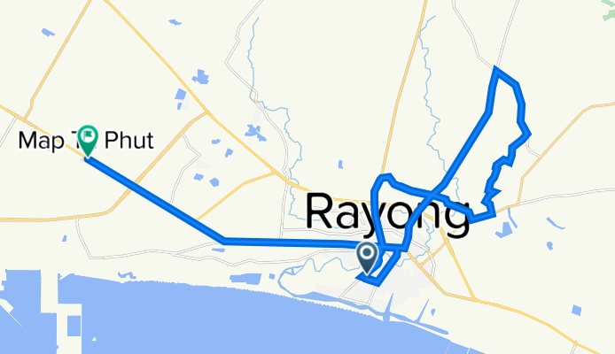 2/28 ซอยบางจาก 6, อ.เมืองระยอง to ถนนสุขุมวิท, อ.เมืองระยอง