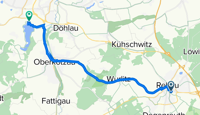 Rehau nach Hof
