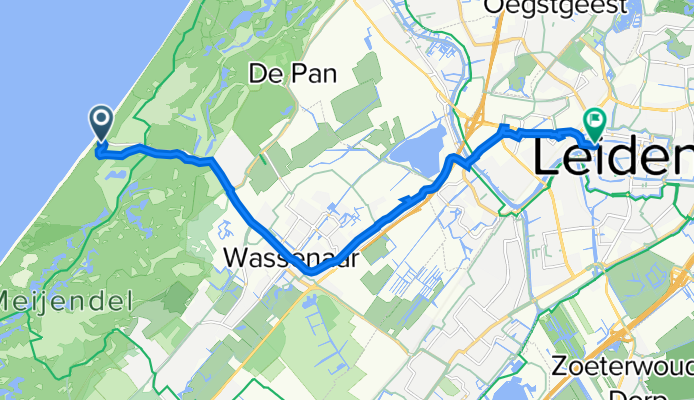 De Wassenaarse Slag 15, Wassenaar nach Steenstraat 59A, Leiden