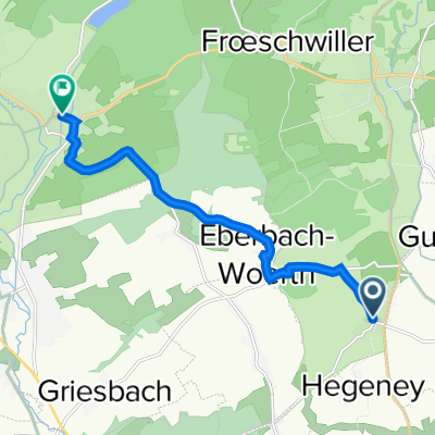 De Rue de Froeschwiller 5, Morsbronn-les-Bains à Rue des Cuirassiers 7, Reichshoffen