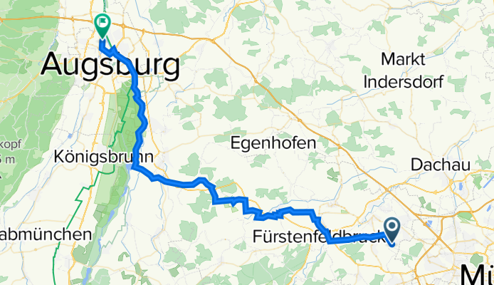 Lochhauser Straße 33C, Puchheim nach Äußere Uferstraße 109, Augsburg