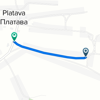От Советская улица, Платава до Советская улица, Платава