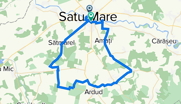 SM - Satmarel - Baba Novac - Ardud - Viile SM - Ruseni - Padurea Nucilor - SM