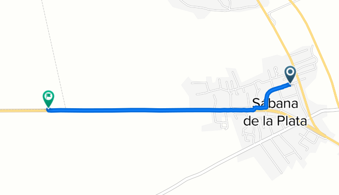 De 8PFF+JQ9, Sabana de La Plata a La Plata