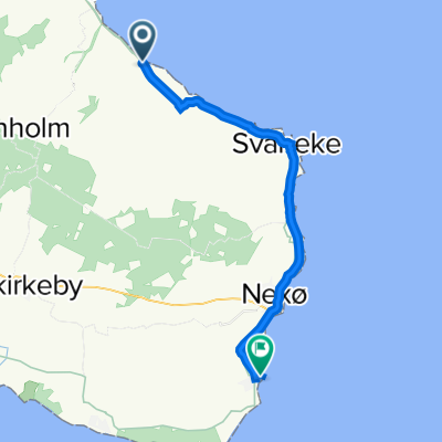 Randkløvevej 15, Østermarie nach Snogebæk Havn 5, Nexø