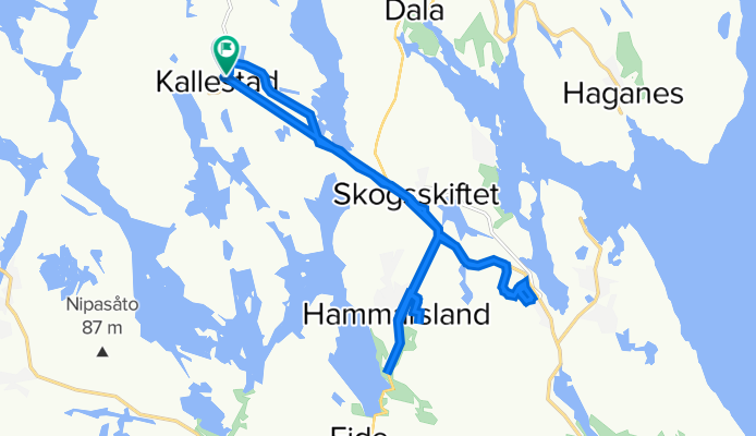 Kallestadvegen 18 do Kallestadvegen 18