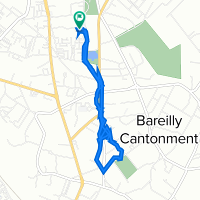 Park Road, Bareilly to Park Road, Bareilly