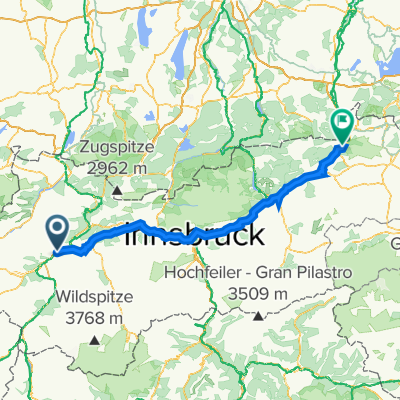 Floreweg 13, Mils bei Imst nach Oberer Stadtplatz, Kufstein