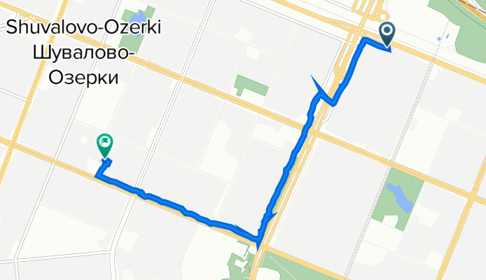 От Суздальский проспект 61, Санкт-Петербург до проспект Луначарского 58 корпус 3, Санкт-Петербург