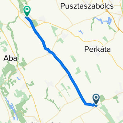 Bartók Béla utca 67., Mezőfalva to Fő utca 92., Seregélyes