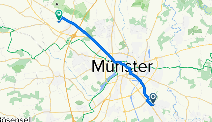 Anton-Knubel-Weg 15, Münster nach Hannaschweg 35, Münster