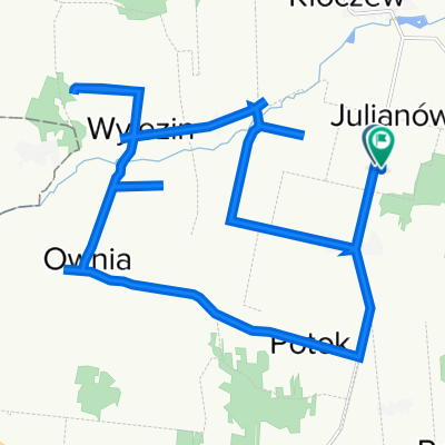 Julianów 3, Kłoczew do Julianów 2, Kłoczew
