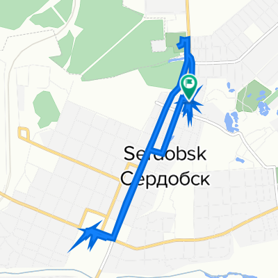 От Астраханская улица 17, Сердобск до Астраханская улица 17, Сердобск
