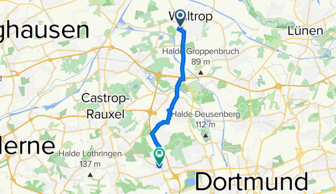 Begonienstraße 63, Waltrop nach Ipsloh 6, Dortmund