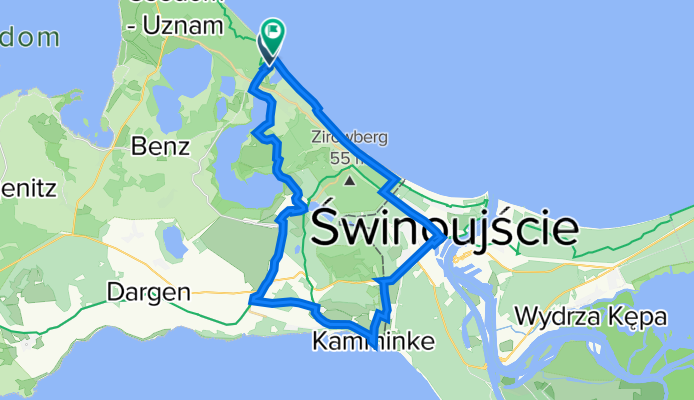 Feininger Tour 36km Bansin Ahlbeck Swinemünde Stettiner-Haff Flughafen