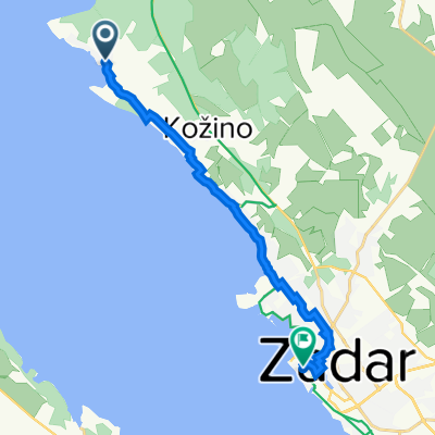 Petrčane nach Široka ulica 18, Zadar