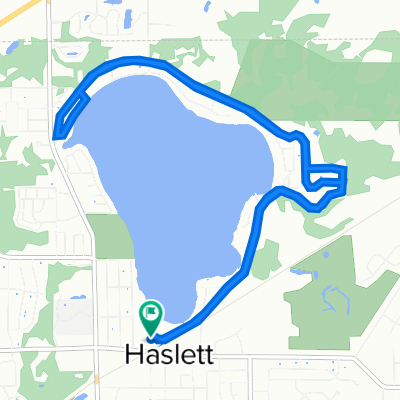 1500 Haslett Rd, Haslett to 1500 Haslett Rd, Haslett