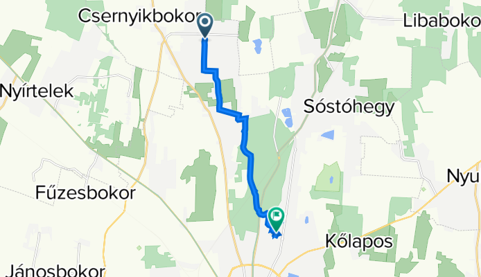 Kollégium utca 67., Nyíregyháza to Ungvár sétány 19c., Nyíregyháza