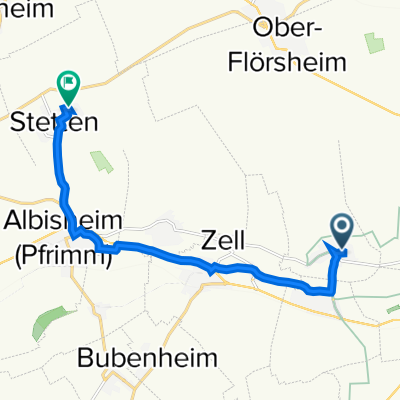 Jahnstraße 9, Mölsheim nach Kreiselberg 23, Stetten