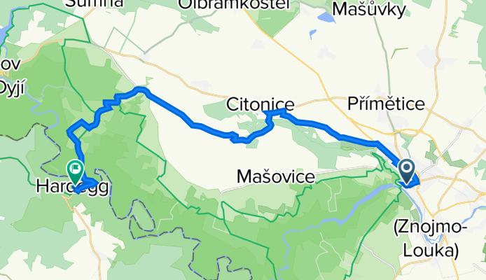 U Branky 4–8, Znojmo to Hardegg Stadt 26, Hardegg