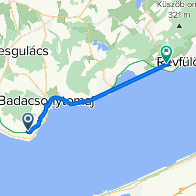Kisfaludy Sándor utca 2, Badacsonytomaj - Madách utca 7, Révfülöp