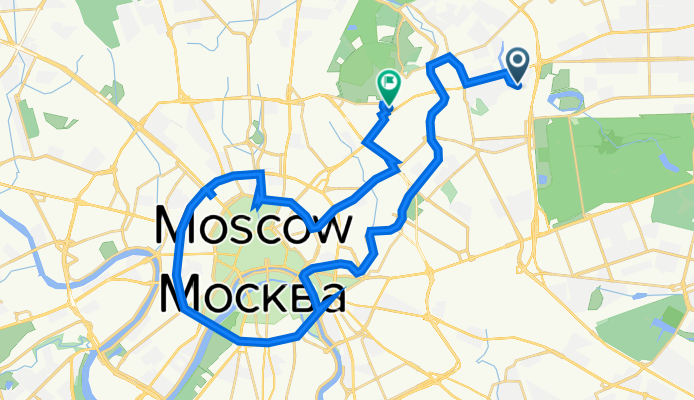 Большая Черкизовская улица, 26 к6, Москва до Сокольники, Москва