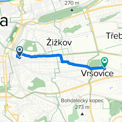 Ibsenova 1276/7, Praha to Litevská 130/13, Praha