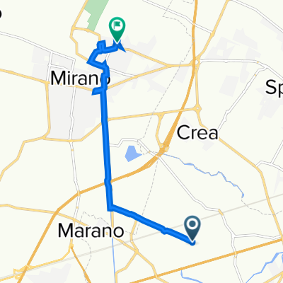 Da Via Fossa Donne 49, Ca' Semenzato a Via del Murialdo 6, Mirano