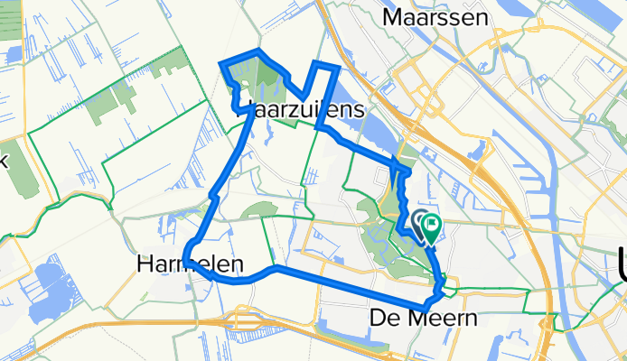 Het Lint-Het Zand, Vleuten naar Bakemastraat 8, Utrecht