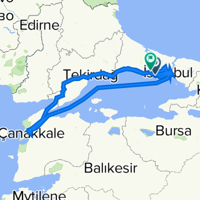 Ahmet Taner Kışlalı Caddesi 3/A to Kuruçeşme Caddesi 11, Beylikdüzü Osb