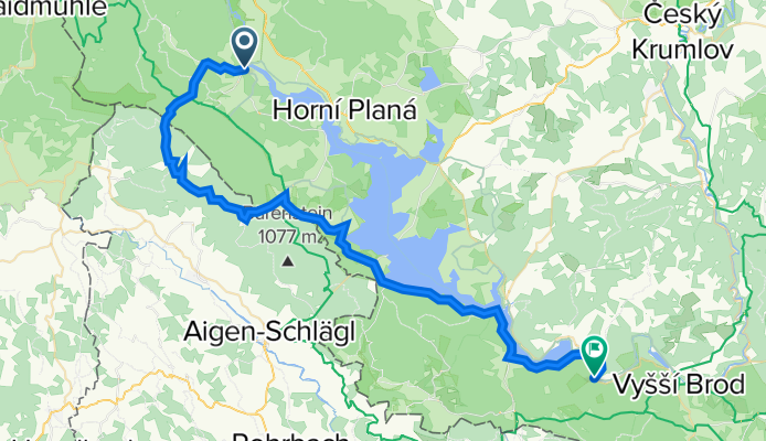 10.8. - Nová Pec - Loučovice