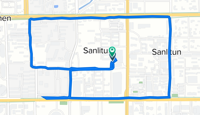 Xingfu'ercun 4th Alley, Beijing to Xingfu'ercun 4th Alley, Beijing