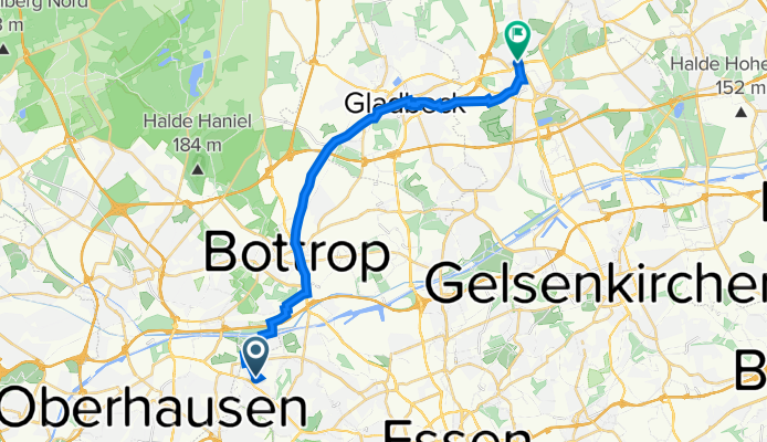 Teisselsberg 33, Essen nach Mühlenstraße 35, Gelsenkirchen