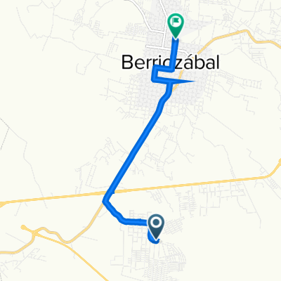 De Chiapas a Calle Central Norte 231, Berriozábal