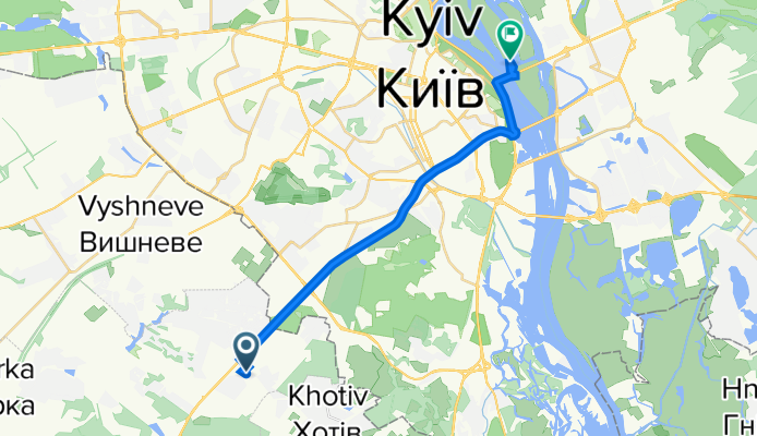 Покровская улица, 24, Чабани до Киев