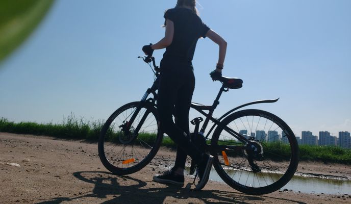 Photo 1 de l’itinéraire Bikemap « От Комендантский проспект 66, Санкт-Петербург до Комендантский проспект 66, Санкт-Петербург »
