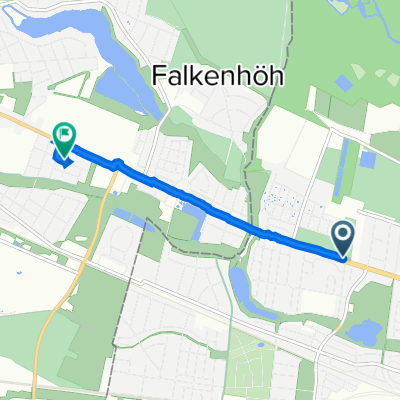 Falkenseer Chaussee, Berlin nach Koblenzer Straße 26, Falkensee